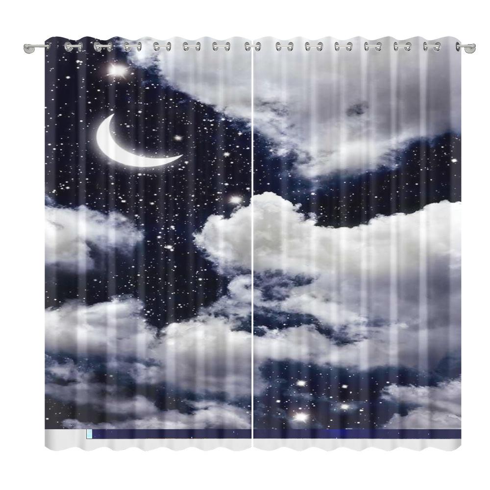 Țesătură pentru perdea cu cer înstelat Dormitor Sufragerie Balcon Perdea opacă Birou Hotel Perdea cu izolație termică