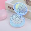 Candy Color Portable Hairdressing Comb with Mirror – Cushion, Airbag, and Massage Features