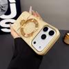 For IPhone 18 Pro Max 17 16 15 14 13Pro Luxury Sparkling Rhinestone Kickstand Glitter Magnetic Phone Case Shockproof Anti Scratch Protective Cover