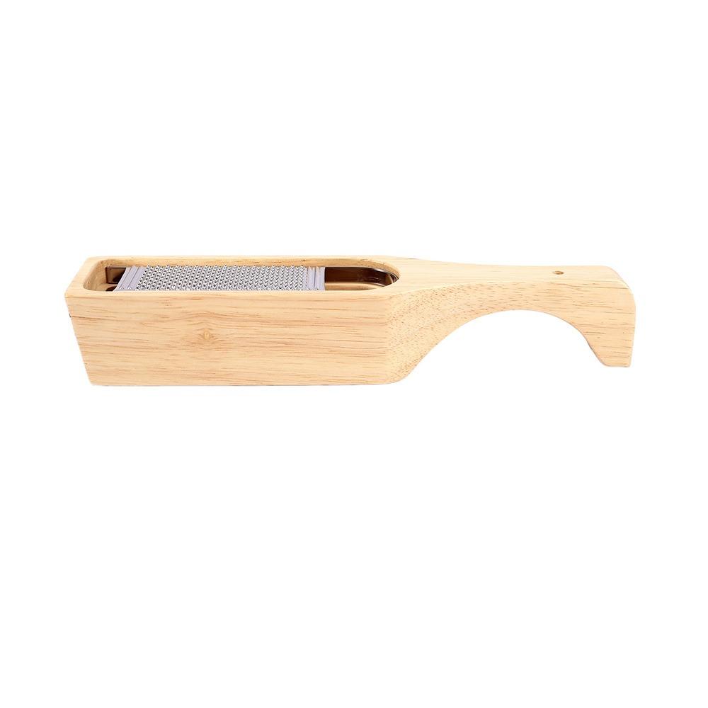 with Handle Stainless Steel Cheese Grater With Wood Container Cheese Slicer Set  Radish