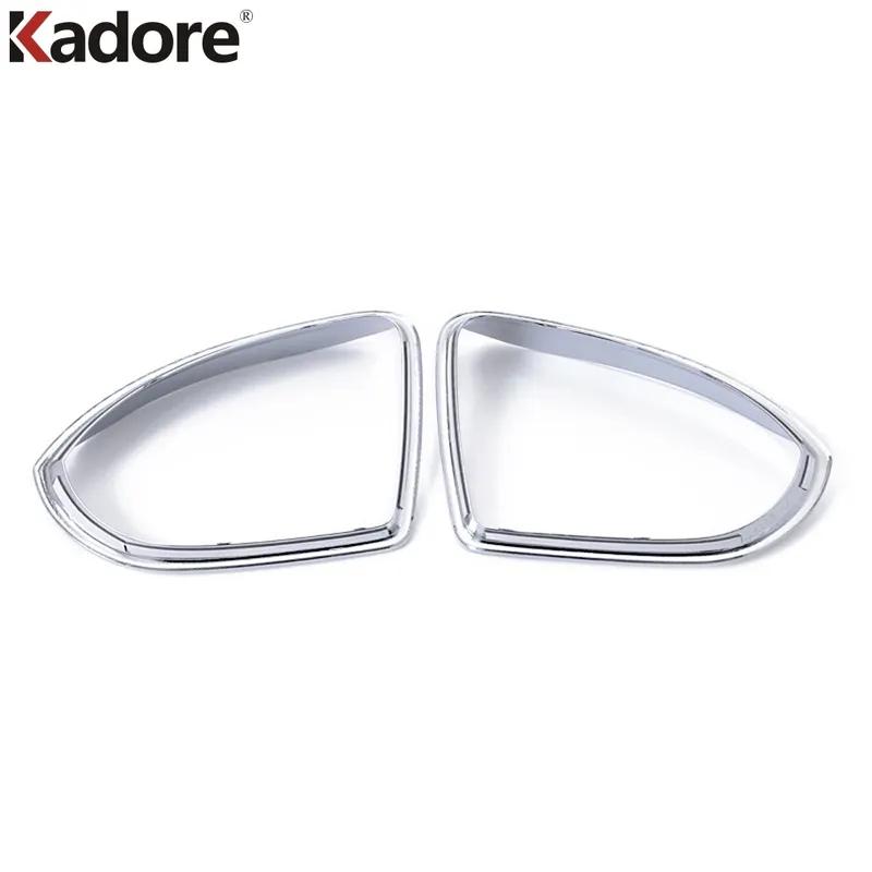 For Volkswagen VW Touran 2016- 2024 Chrome Car Rearview Mirror Eyebrow Rain Shield Sun Visor Cover Trim Accessories