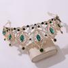 New Crystal Bridal Crown Tiara Temperament Alloy Western Wedding Hair Accessories