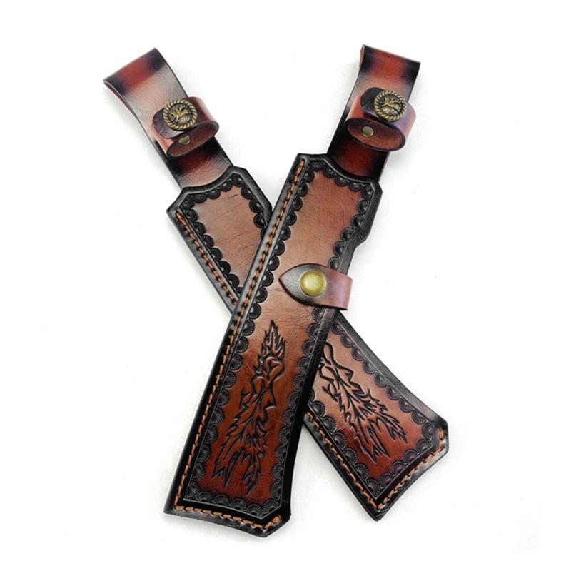 Taschenmesser-Scheiden Taschen Aufbewahrungsscheiden für gerade Messer mit Aufhängeringen Träger für gerade Messer Holster