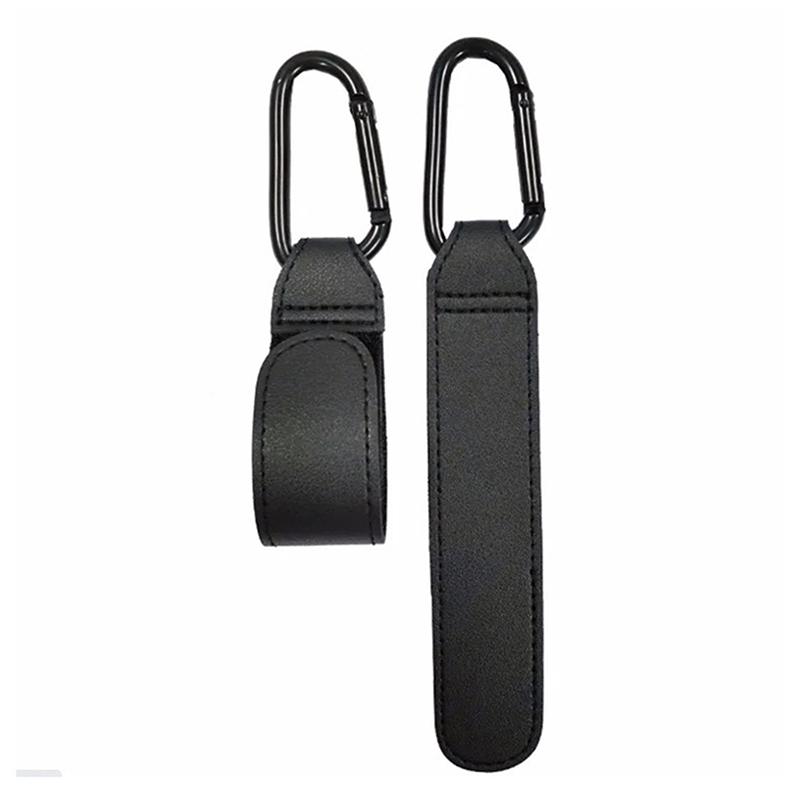 Torba dla dziecka ze skóry PU hak do wózka dziecięcego obrót o 360 stopni obrotowy organizer do wózka hak do wózka akcesoria do wózka dziecinnego