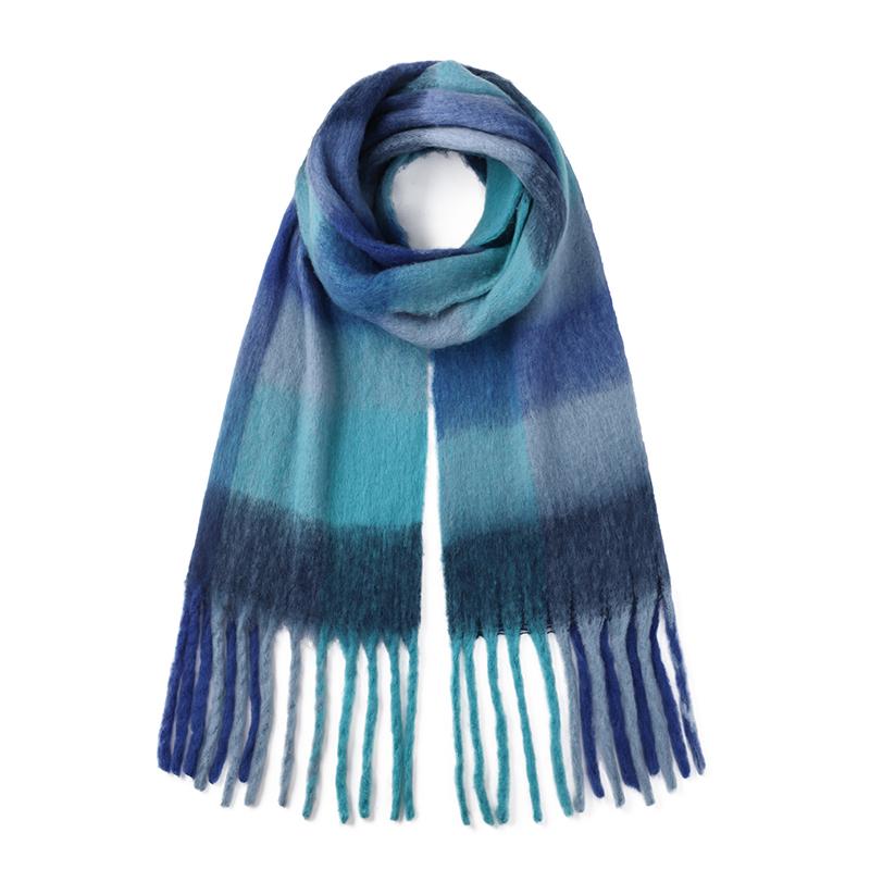 Korean Style Winter Thick Warm Scarf Women Cashmere Shawl and Wraps Pashmina Neckerchief Bufanda Female Long Tessel Echarpe 2025