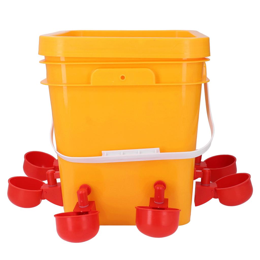 Automatic Chicken Waterer Set Low Spillage Self Replenishing Poultry Waterer Dispenser for Chicken Bird Goose Turkey