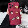 Suitable for IPhone16 Phone Case, Retro Three-dimensional Bear 14Promax, Apple 15 Protective Case, Creative 13 Anti-drop