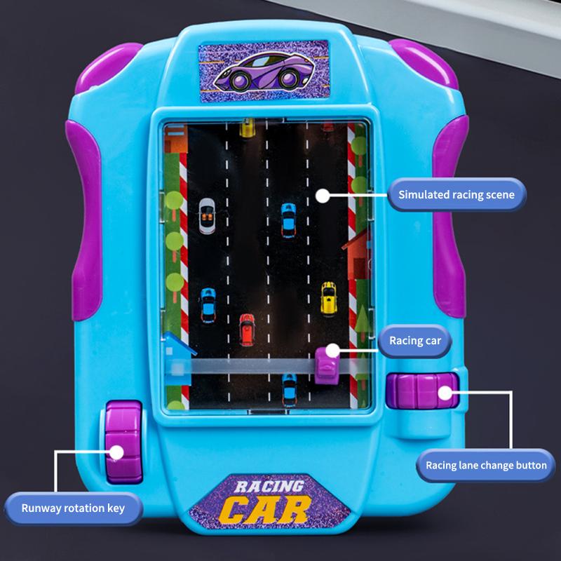 Non-Electric Kids' Model Race Car Game - Palm-Sized Adventure Toy For Simulated Driving Fun