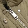 Vestaglia da Donna in Cotone con Zip, Colore Unito, Tasca Ampia, Manica Lunga, Giacca Invernale, Vestaglia in Cotone