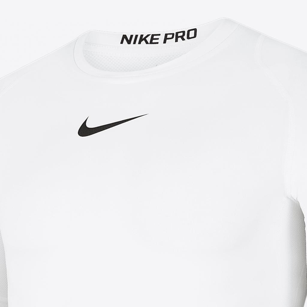 Nike Pro Fitted Short Sleeve Compression T-Shirt Men Tops White CT8460-100