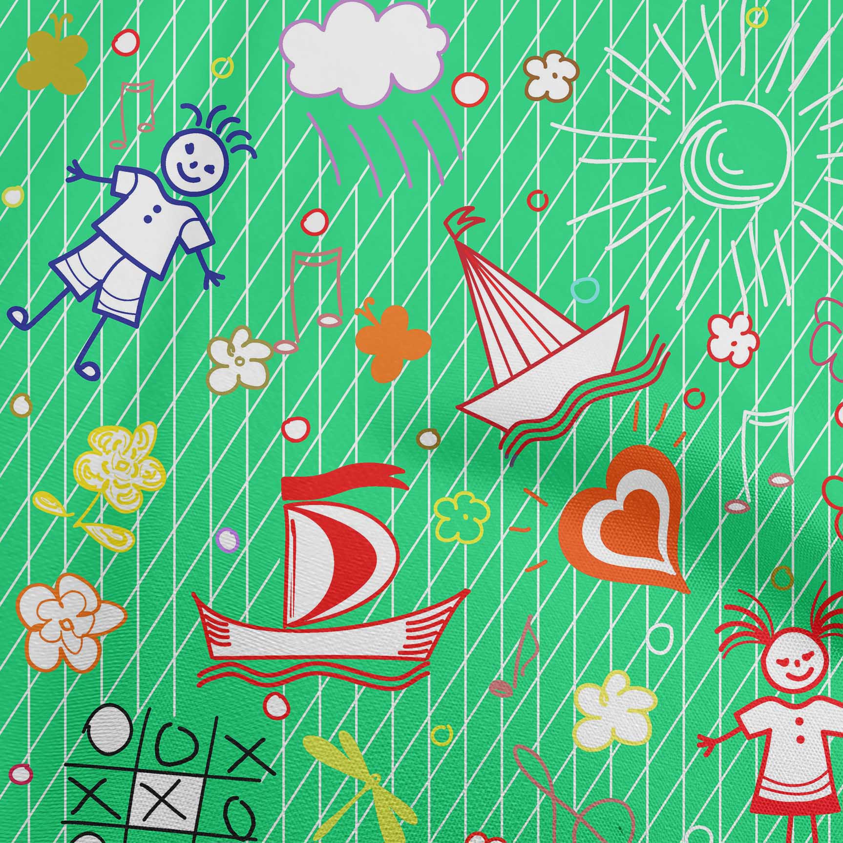 

oneOone Бавовняна гнучка синя тканина Дитячий швейний матеріал Тканина з принтом у дворі 40 дюймів 42 Inch Wide - Viscose Chiffon кольору морської хвилі