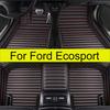 Car Floor Mats Fit For Ford Ecosport 2018       Auto Foot Pads Automobile Carpet Interior Accessories