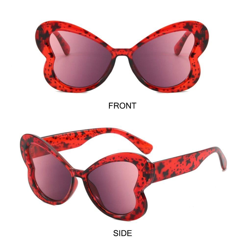 Trendy Candy Color Butterfly Sunglasses Colorful Uv400 Women'S Cat Eye Sun Glasses Gradient Shades