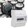 DDS548C Watt Hour Meter Single Phase 4P 230V Power Energy Meter 35mm Din Rail Mount