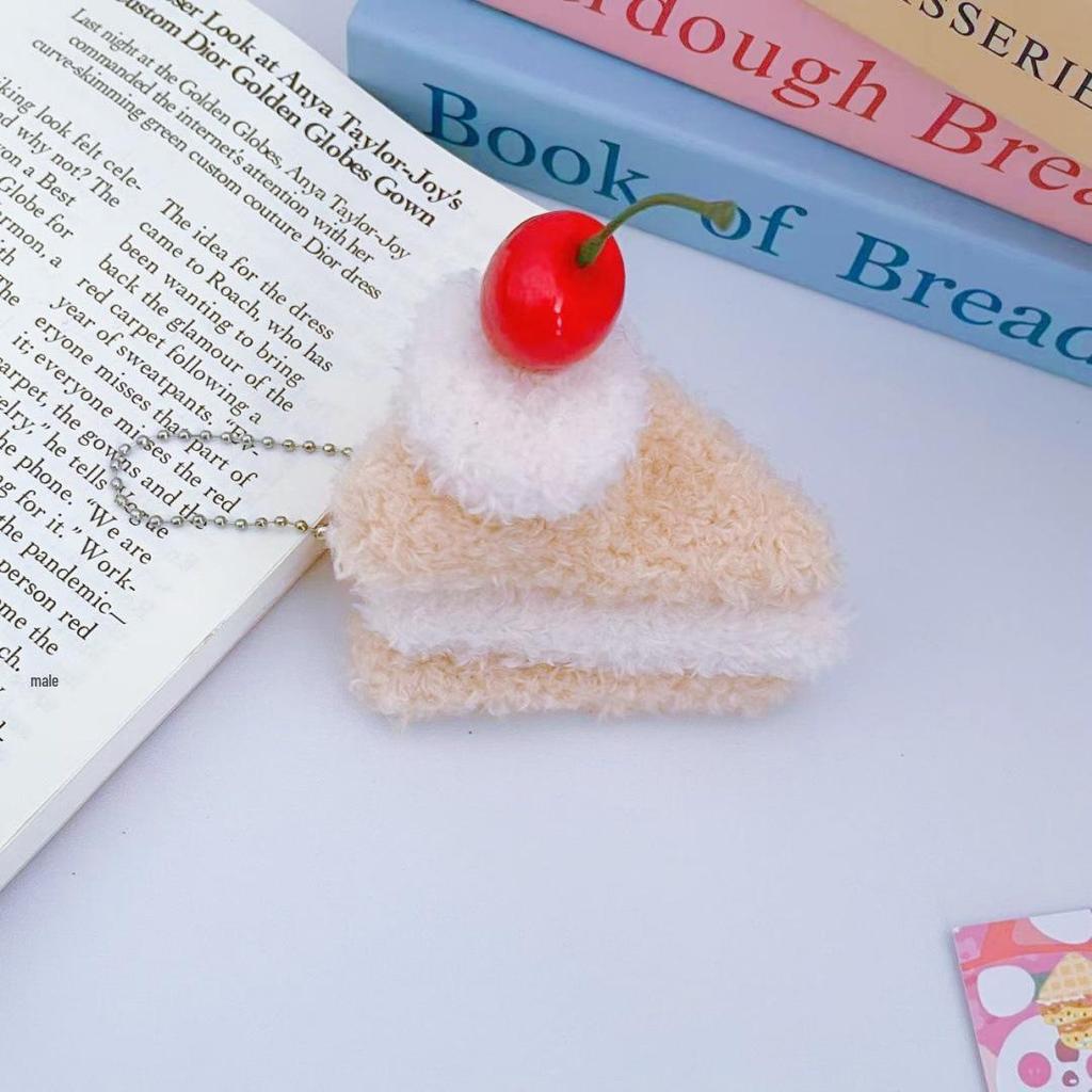 Adorable Double-Layer Cartoon Hamburger Bun Plush Hairpin for Babies