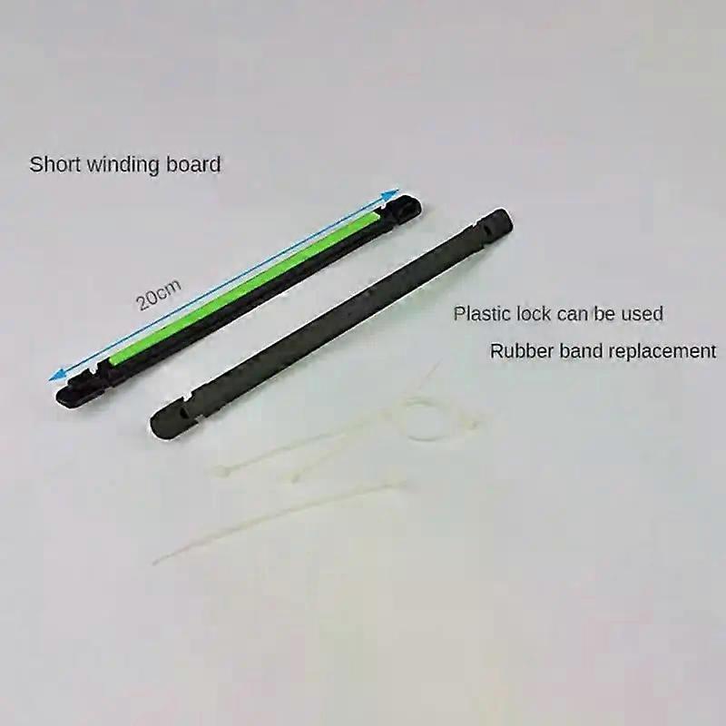3PCS Winding Thread Abs Reusable Universal Detachable Practical Fishing Rod Line Card Rod Fishing Gear Accessories