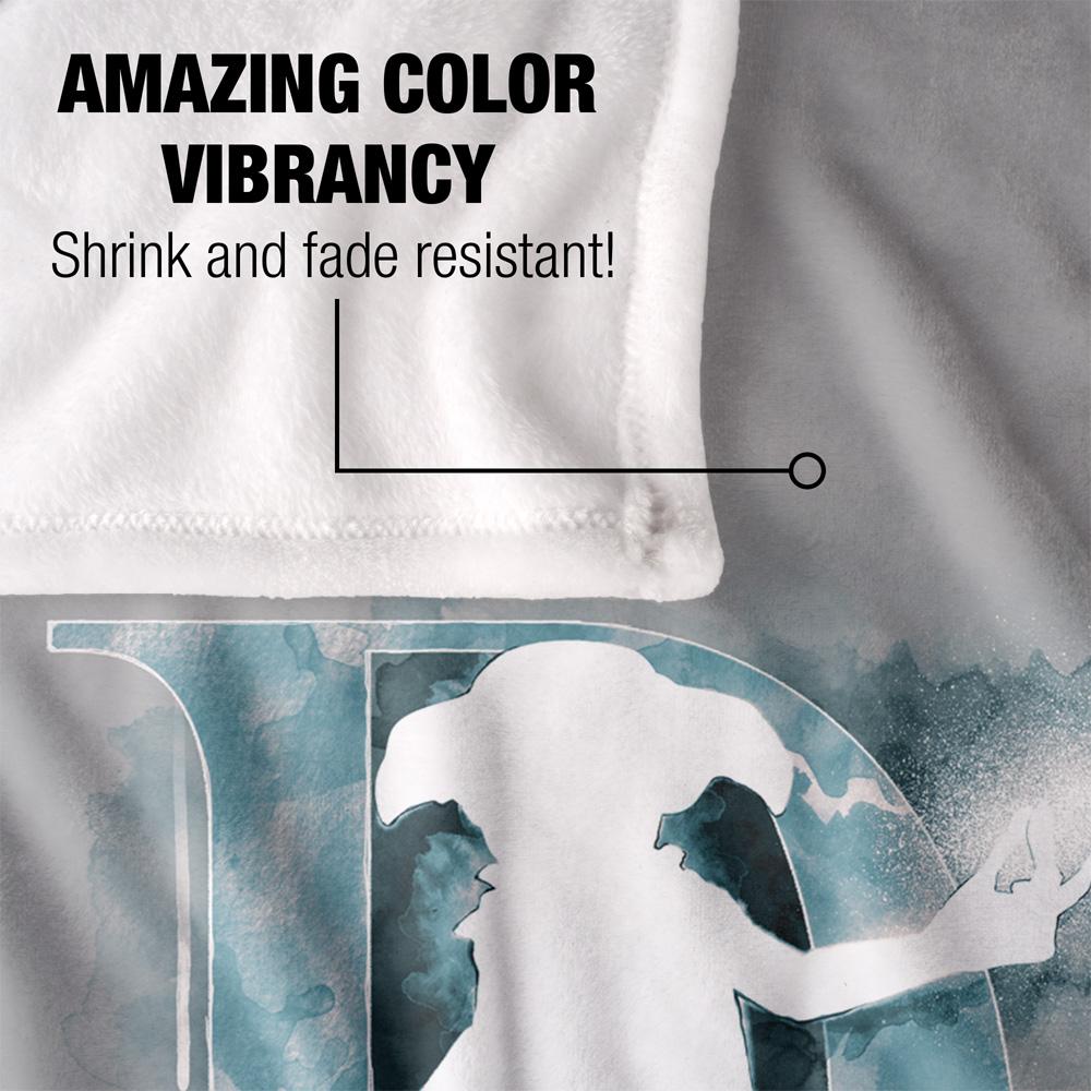 Harry Potter Ink Splatter Dobby Blanket