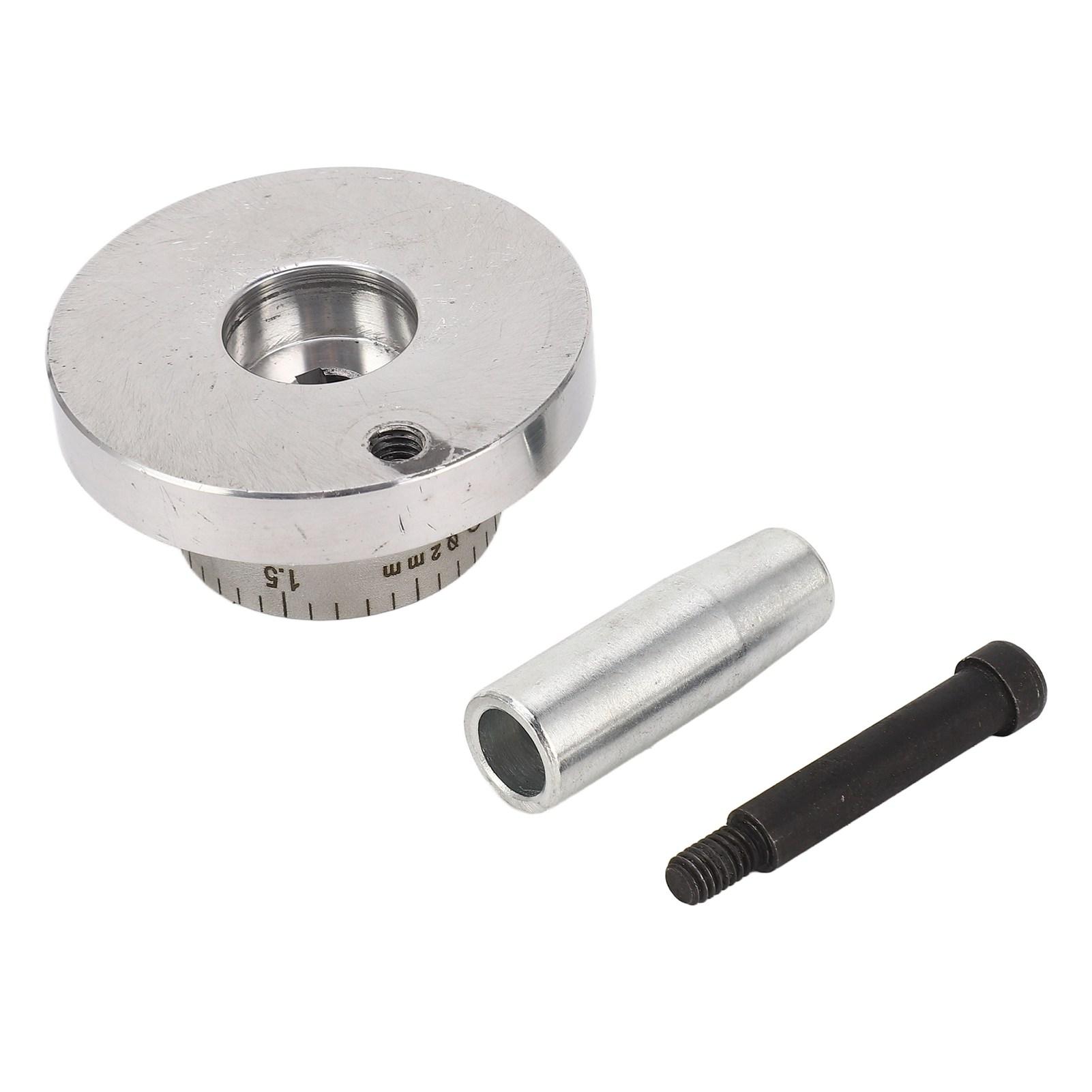 

58мм Маховик верстата з ручкою Алюмінієвий сплав Маховик Заміна для 0618 CJ18A 7x12 7x14