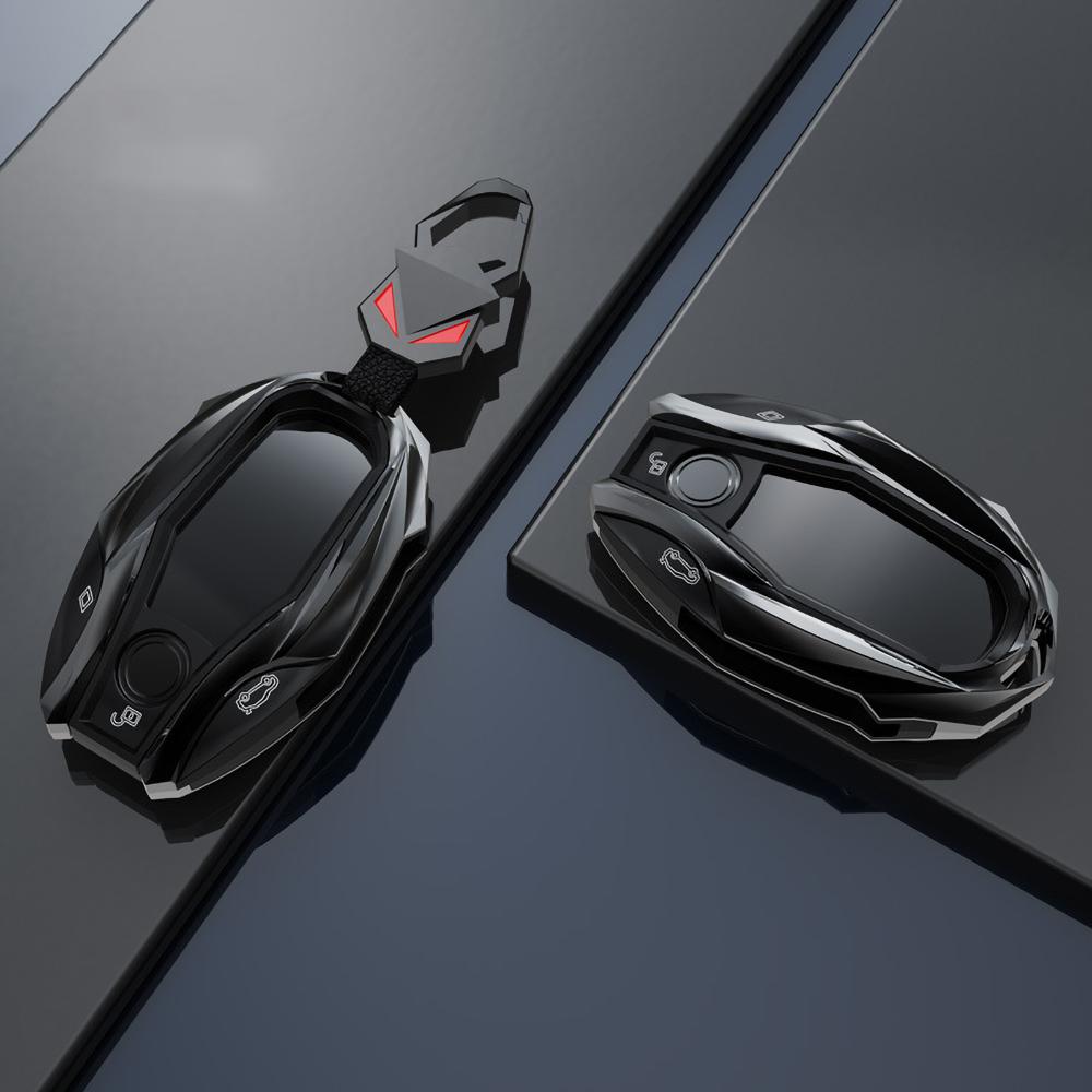 Zinc Alloy Key Case For Bmw G30 G12 G11 G32 G31 5 7 Series I8 I12 I15 G01 X3 X4 G02 G05 X5 G07 X7 Accessories Led Display