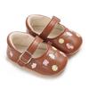 0-1Year Baby Shoes Infant Pre-Walker Shoes Girls Princess Bow Shoes Cute Breathable Flower Soft Sole Casual Sports Footwear