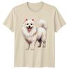 Samoyed Dog Animals Graphic Unisexs TShirt Unisexs Tee Pet Owner Unisex Apparel