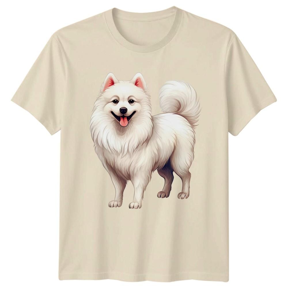Samoyed Dog Animals Graphic Unisexs TShirt Unisexs Tee Pet Owner Unisex Apparel