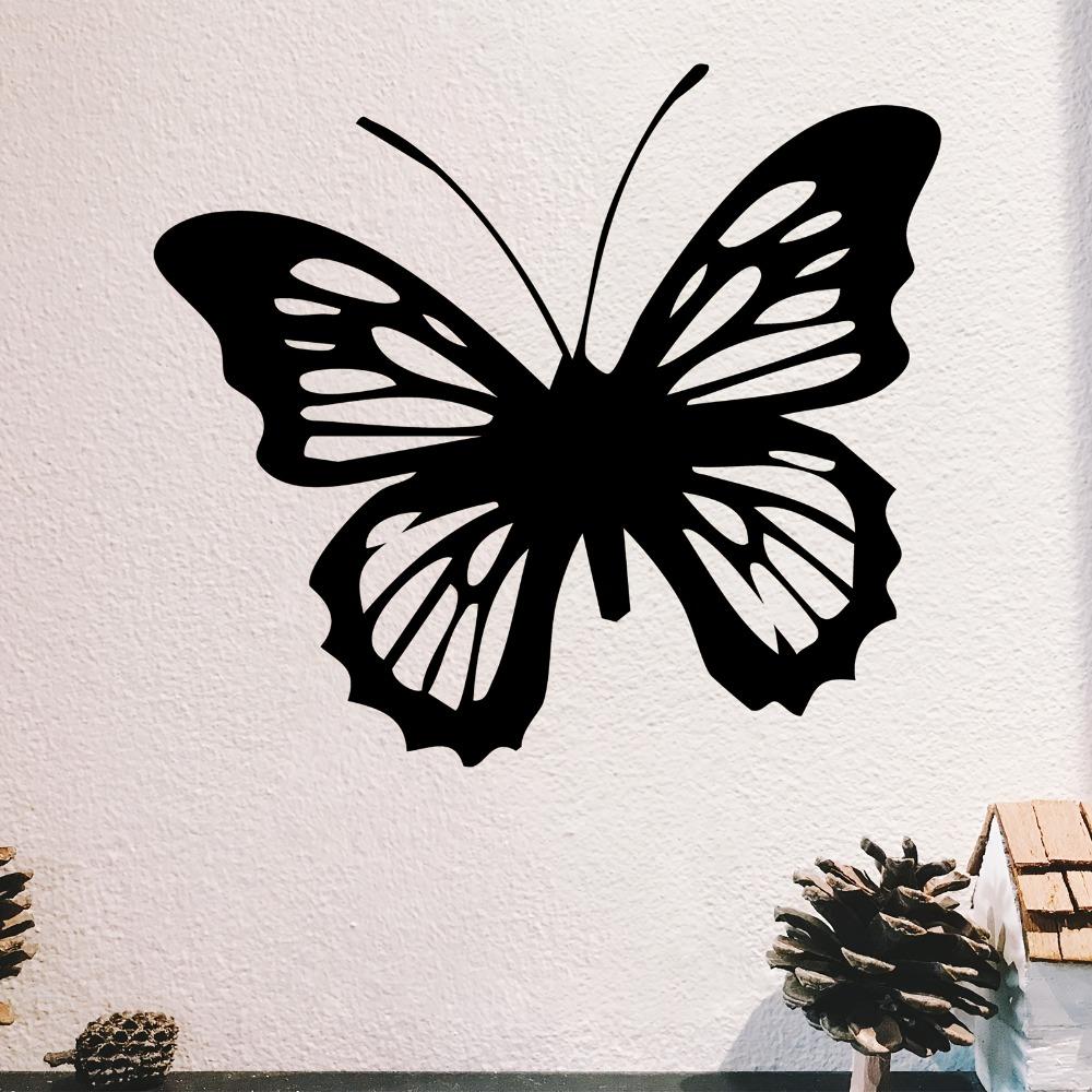 Butterfly Metal Wall Art Sculpture Rust Resistant Nature Insect Decor for Garden Living Room Valentine Gift