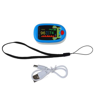 Parmak ucu Klip Oksimetre 6 Mod Otomatik USB Şarj LED Kan Oksijen Monitörü Çocuklar Çocuklar için