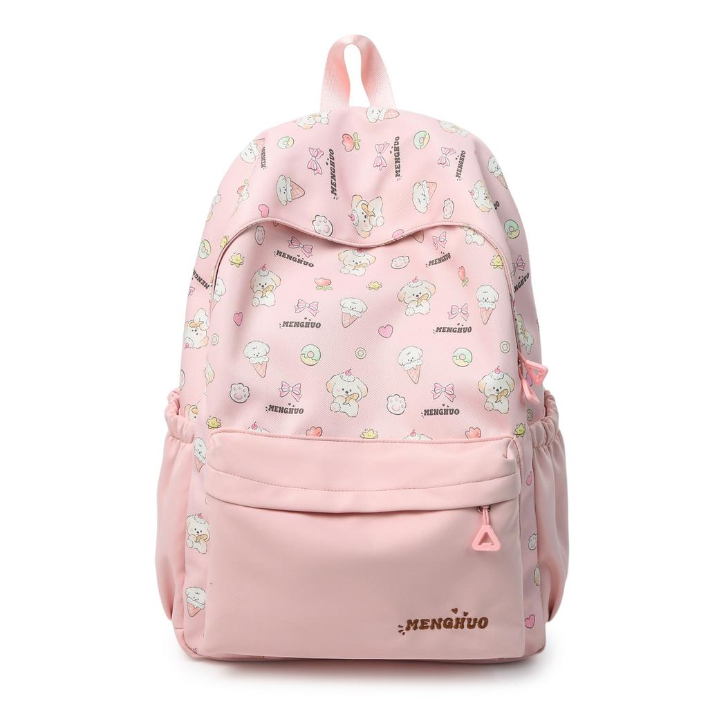 Schoolbag New High-value Japanese Fresh and Sweet Literary and Cute Cartoon Backpack Junior High School Students Lightweight Travel Backpack