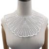 Transparent Mesh Bottom Embroidery Lace Collar Polyester Lace Accessories Front Chest Collar Embroidery Fake Collar Collar Cloth Patch