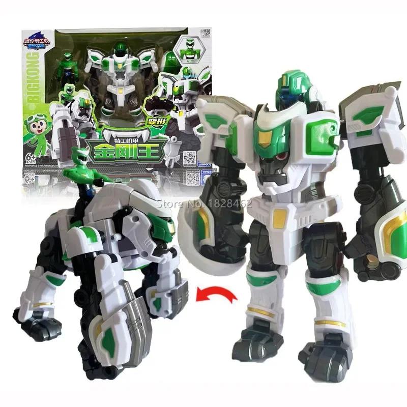 2025 Mini Force Wild Power Transformation Robot Model ornaments Gifts Toys Action Figures MiniForce X Deformation Dinosaur Toys