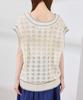 ROPE PICNIC Stitch Openwork Knit Vest GDM45000 38 Women's Color-Coordinated Off-the-Shoulder (15)