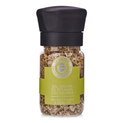 Flaky Sea Salt with Herbs (Grinder) - The Chinata (35 G)