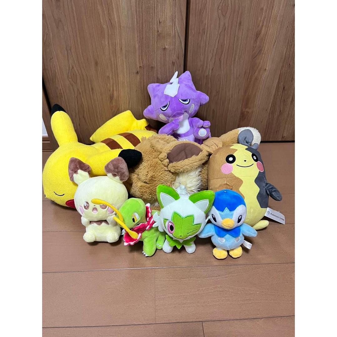 Pokemon stuffed toys bulk sale 8 piece set
