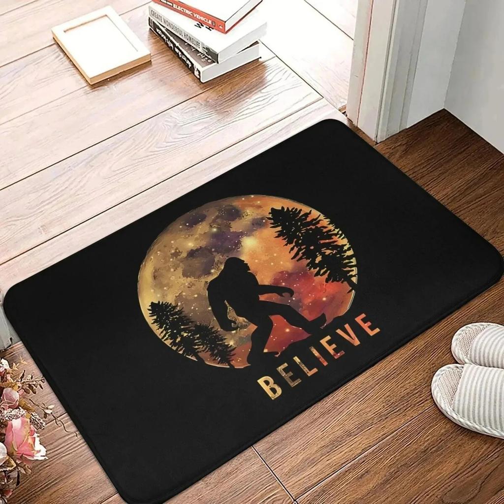 1 ks Vzor vlka Rohožky ke dveřím Kuchyňské koberce Protiskluzový Pop art design Koberce do obývacího pokoje Koupelnová předložka Koberec pro domácnost K Dekorace k umyvadlu Prádelna