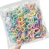 100/200 STÜCKE Damen Mädchen Bunte Nylon Elastische Haargummis Pferdeschwanz Halt Kleine Haargummis Gummibänder Scrunchie Haaraccessoires