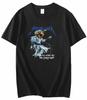 Unisex Metallic Band Retro Metal Ready Hell Tour Black T-Shirt WoUnisex Tops T-Shirt Harajuku Casual MEOWTALLICA Top Unisex