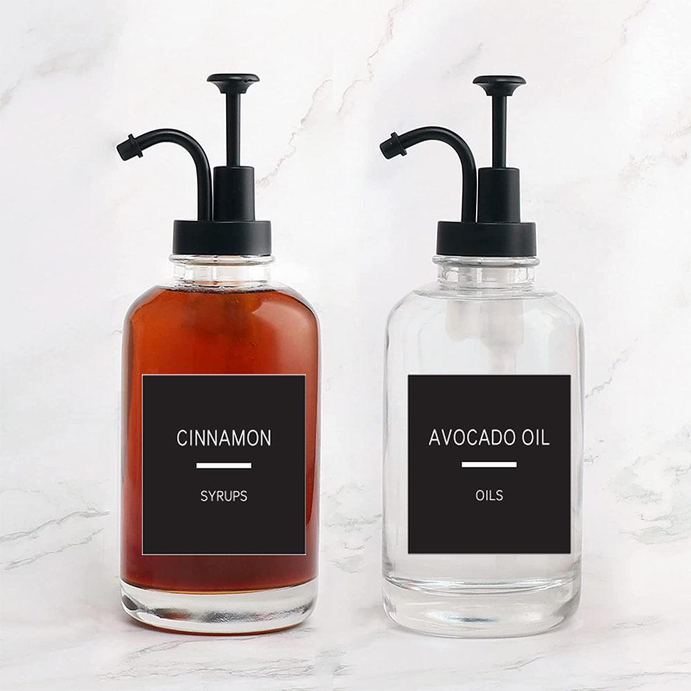 Cross-border Kitchen Labels: Coffee & Sauce Bottle Stickers