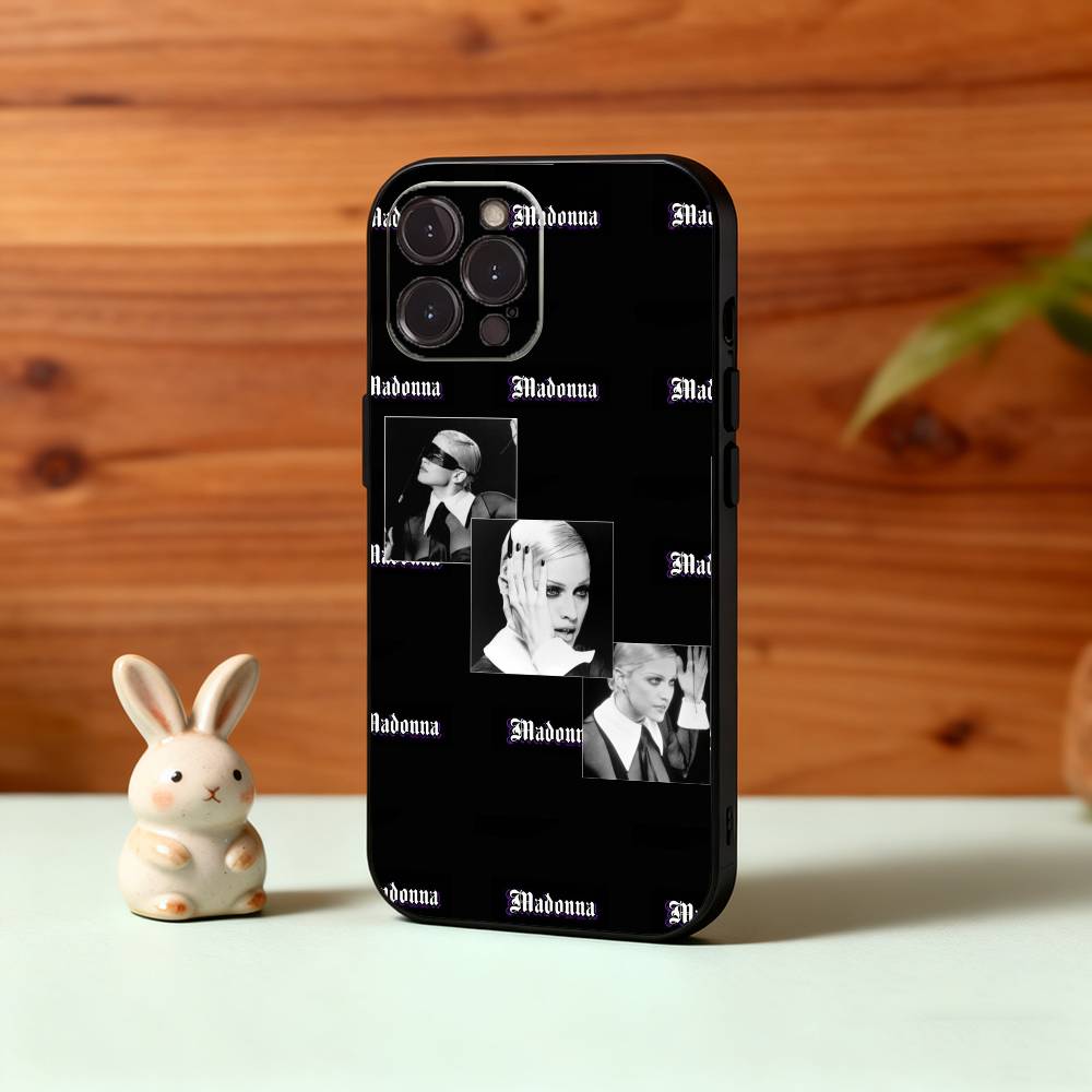 Singer M-Madonna Phone Case For iPhone17,16,15,14,13,12,Plus,Pro Max, 5G Others Soft Black Cover