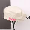 Spring and autumn show face small beret children fashion students versatile big head circumference painter hat casual bud hat