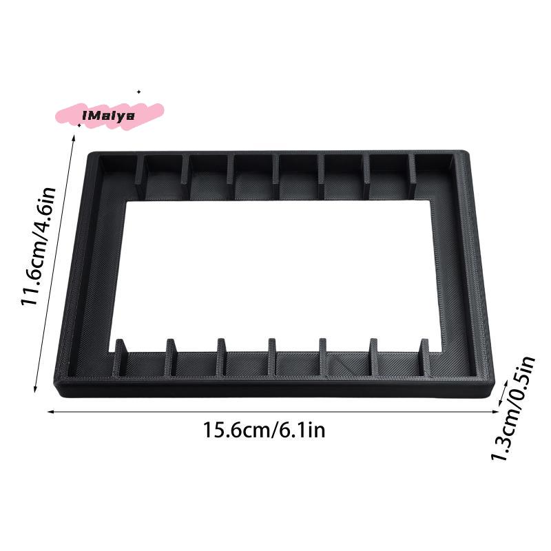 M-1Pcs Audio Cassette Tape Storage Rack Organizer 8/10 Slot Cassette Tape Holder for Studio Desktop Organization