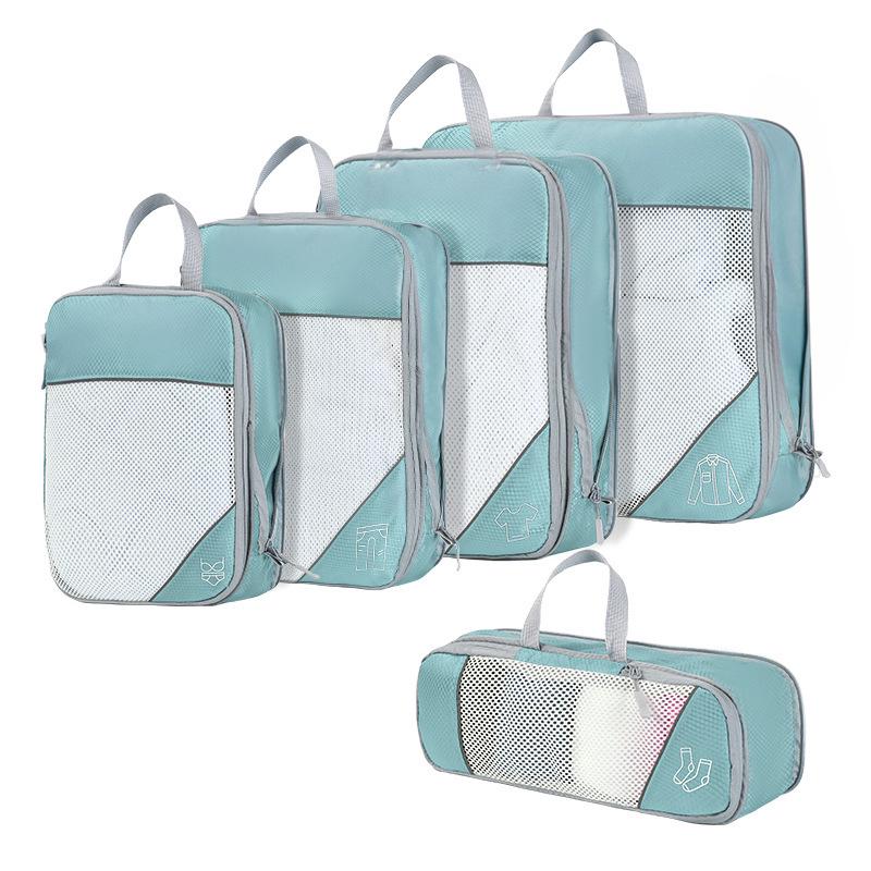 Five-Piece Travel Storage & Compression Bag Set for Clothes