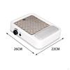 80W Eletric Nail Dust Cleaner Low Noise Manicure Collector White Sponge Pad
