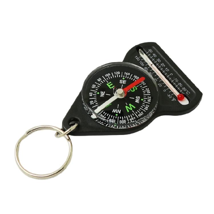 2 in Compassing Thermometer for Travel Exploration Accurate Directional Guidance