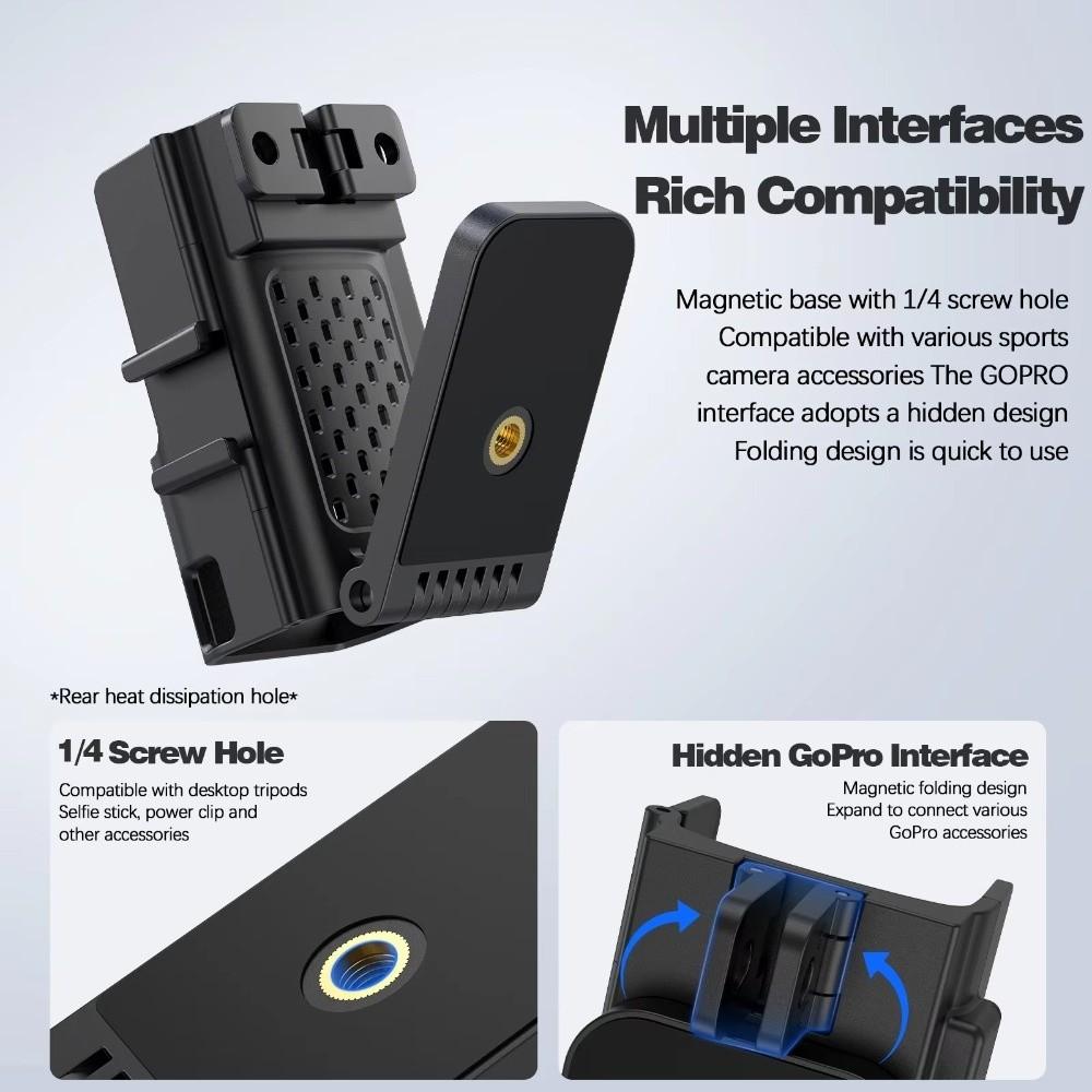 Suporte de Base Multifuncional para Mesa para DJI Osmo Pocket 4 Ciclismo/V-log/Mesa