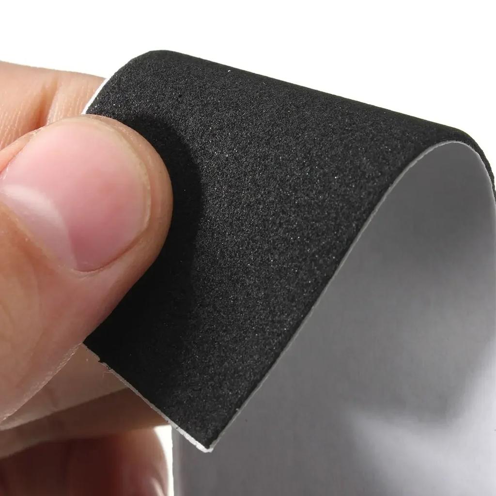 Foam Grip Tape Stickers 12PCS Black Wooden Fingerboard Deck Uncut Tape Stickers