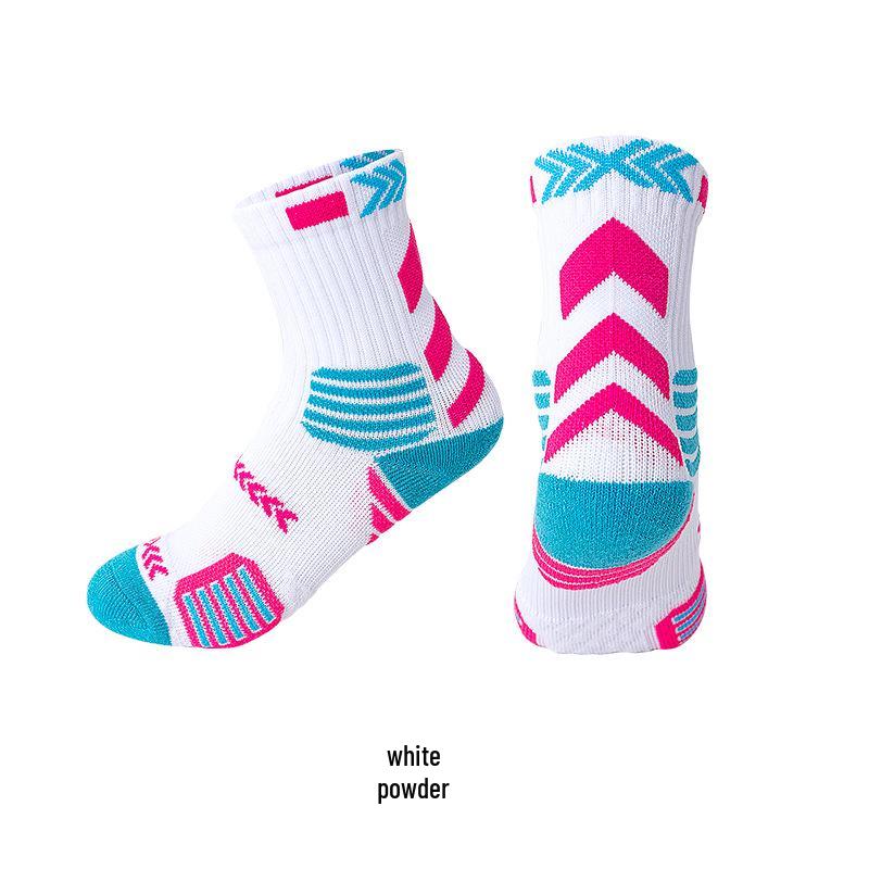 Men's Elite Trendy Colorblock Basketball Socks - Sweat-Absorbent, Breathable, Terry Bottom Sports Socks