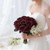 1/3Pcs Artificial Flowers Silk Rose Brial Bouquet Vase Home Room Garden Festival Wedding Decora Wreath Fake Plants Diy Gifts Box