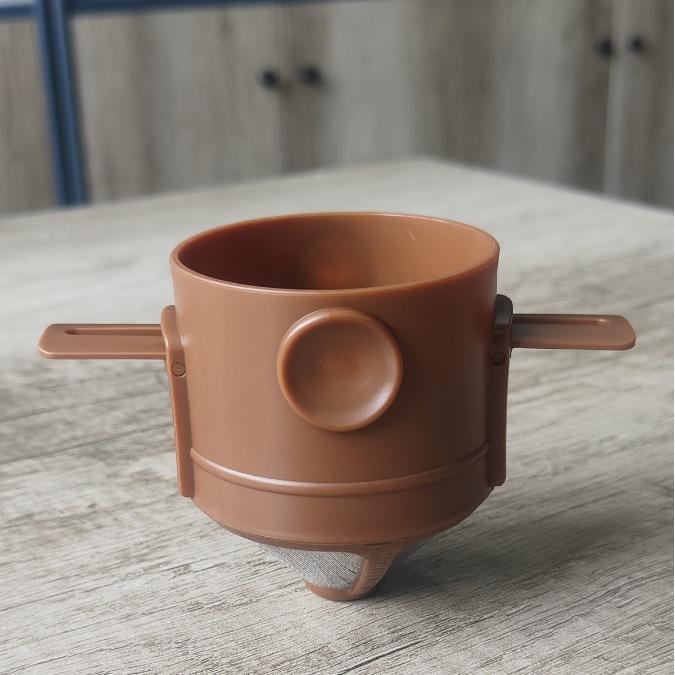 Foldable Portable Coffee Filter Stainless Steel Drip Coffee Tea Holder Reusable Paperless Pour Over Coffee Dripper Supplies