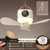 Portable Rechargeable USB Fan with Remote Control for Dorm, Bed, Outdoor, and Camping Use